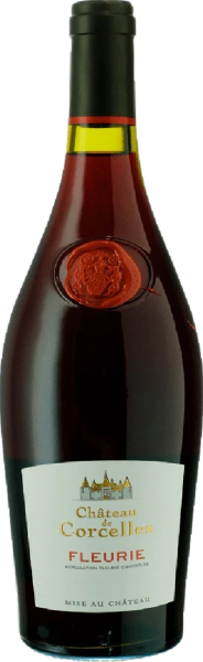 Red French Chateau de Corcelles Fleurie 2022 wine