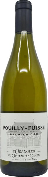 White French Chateau des Quarts Pouilly-Fuisse Premier Cru L'Orangerie du Clos des Quarts 2022