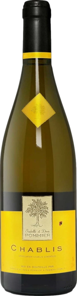 White French Isabelle et Denis Pommier Chablis 2022 wine