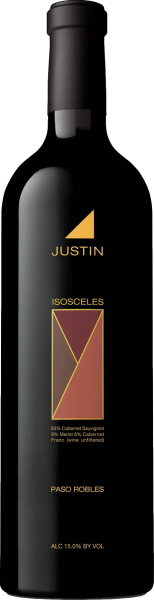 Red California Justin Isosceles 2019 wine