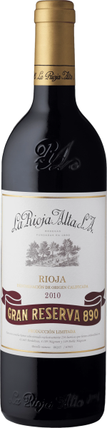La Rioja Alta Gran Reserva 890 2010 Spanish red wine