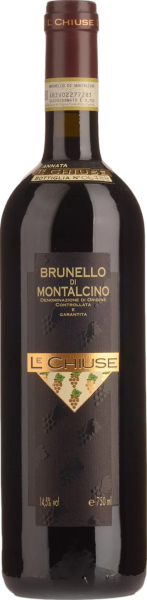 Le Chiuse Brunello di Montalcino 2018 Italian red wine