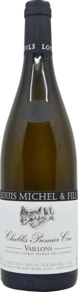Louis Michel Fils Chablis Premier Cru Vaillons 2022 French Chardonnay